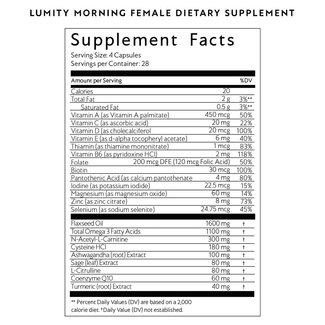 Morning & Night Female Supplement