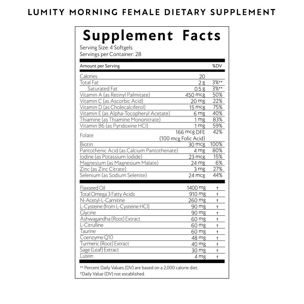 Morning & Night Female Supplement Refill
