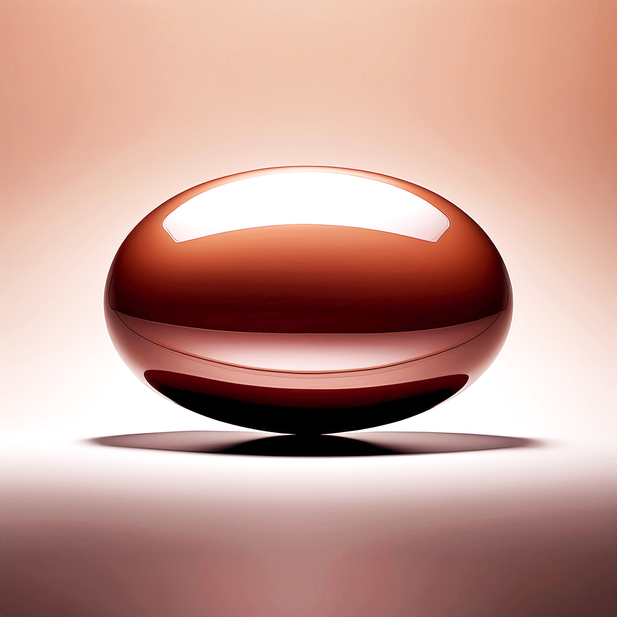Lumity Morning softgel on a gradient background