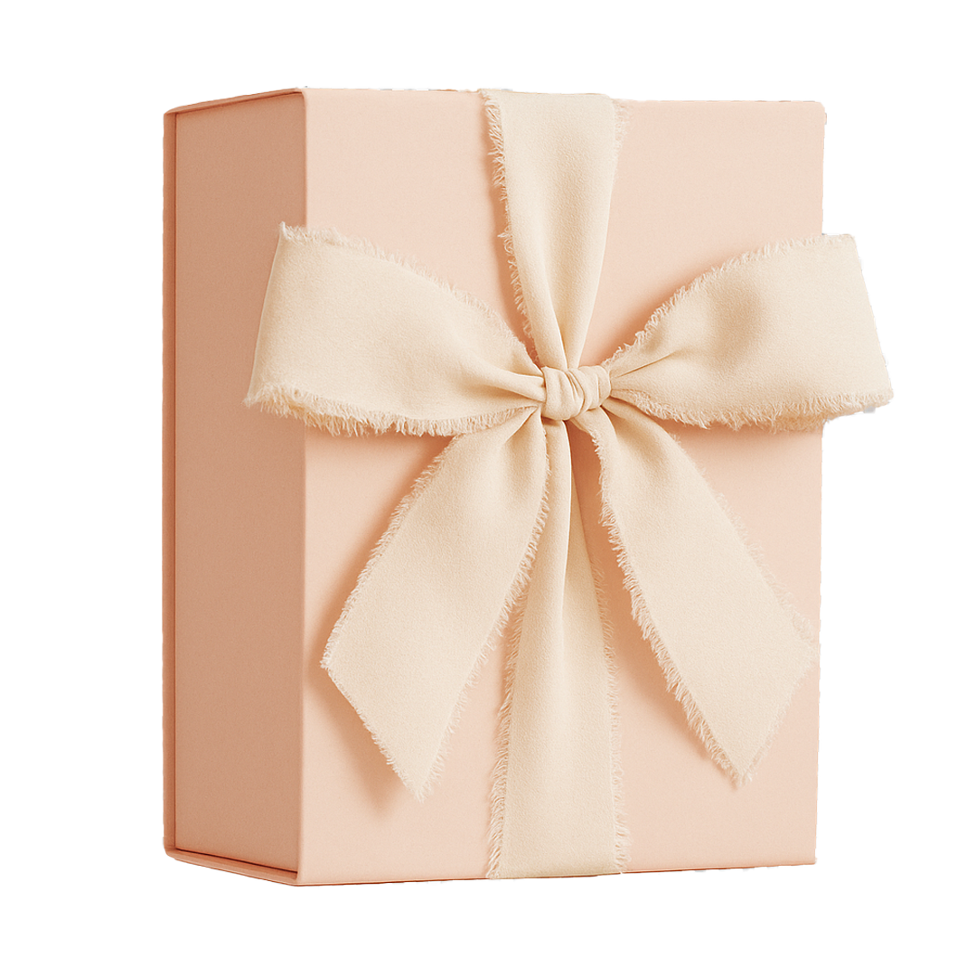 Gift box with bow