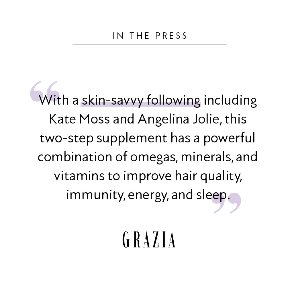 Lumity morning and night Grazia testimonial