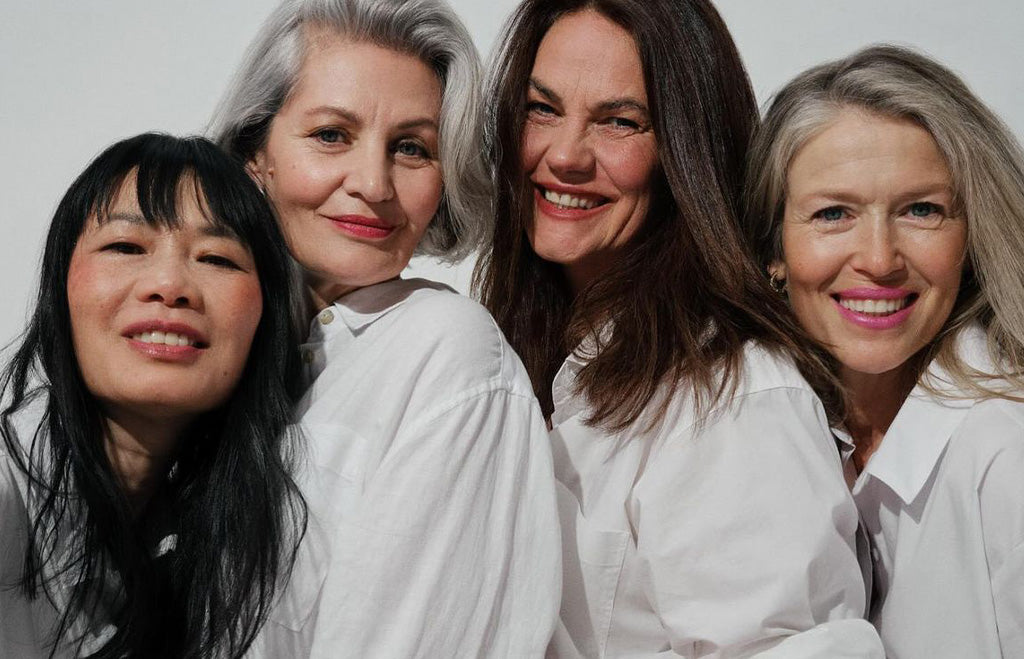 Group of mature women smiling