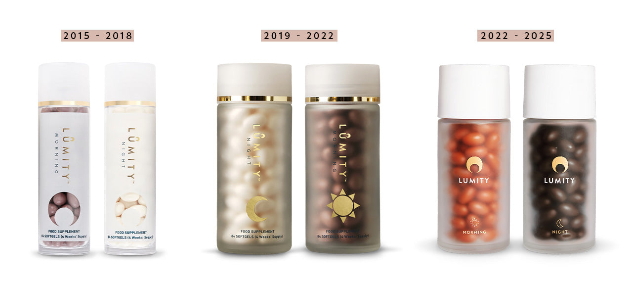 Morning & Night bottles from 2015 to now